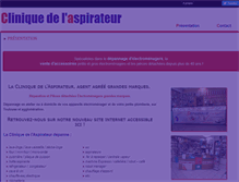 Tablet Screenshot of cliniquedelaspirateur-toulouse.com